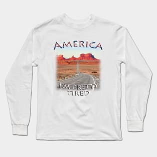 America - Arizona - road to Monument Valley Long Sleeve T-Shirt